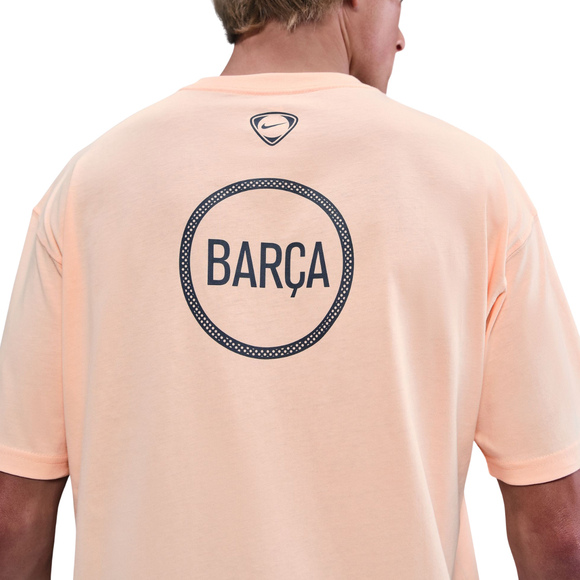 Koszulka męska Nike FC Barcelona T90 Remix pomarańczowa HQ8388 807