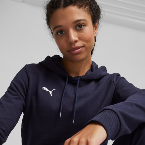 Bluza damska Puma Team Goal Casuals Hoody granatowa 658621 06