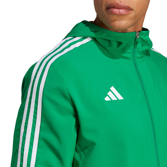 Kurtka męska adidas Tiro 23 League Windbreaker zielona IA1620