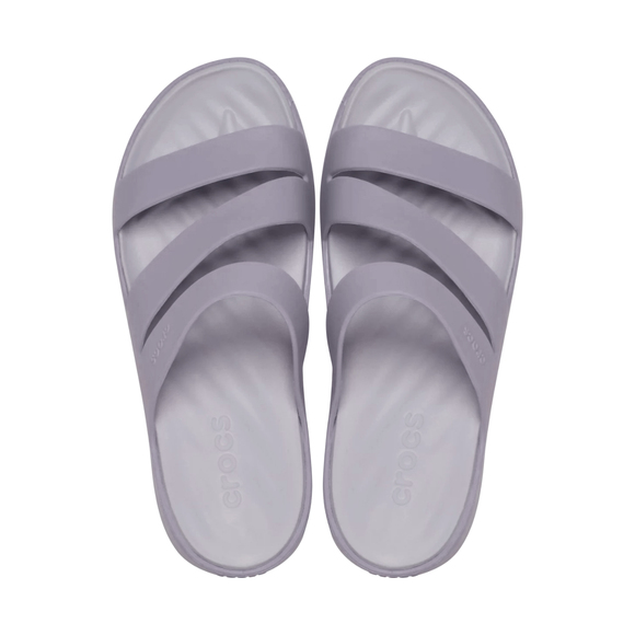 Klapki damskie Crocs Gataway Strappy Sandal fioletowe 209587 5PS