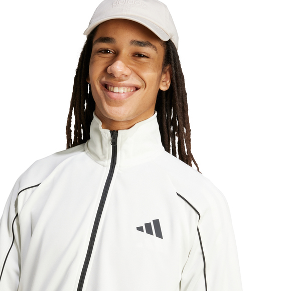 Dres męski adidas 3-Stripes biało-czarny JX5527