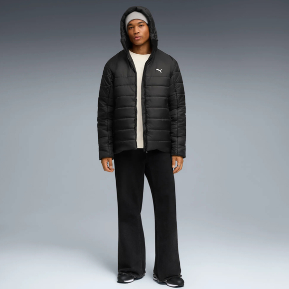 Kurtka męska Puma ESS Hooded Padded czarna 685211 01