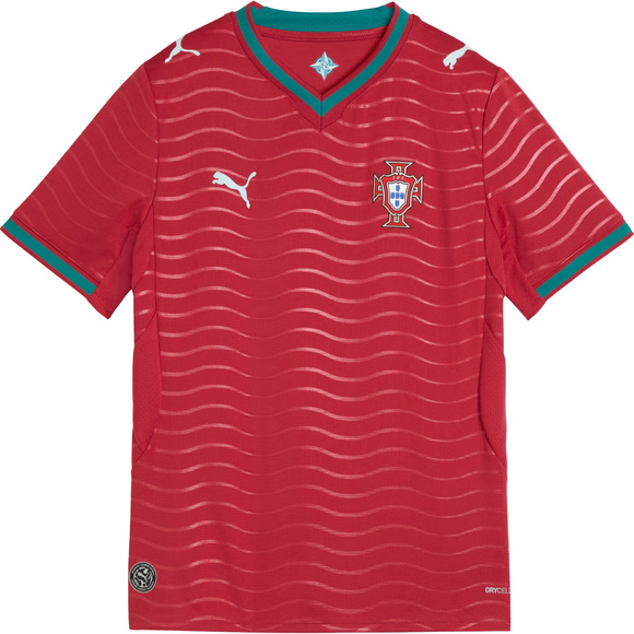 Koszulka dla dzieci Puma FPF Portugal Home Jersey Replica Club czerwona 783281 01