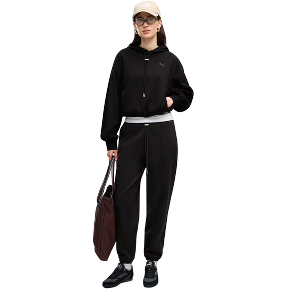 Bluza damska Puma Her Relaxed Hoodie czarna 694027 01