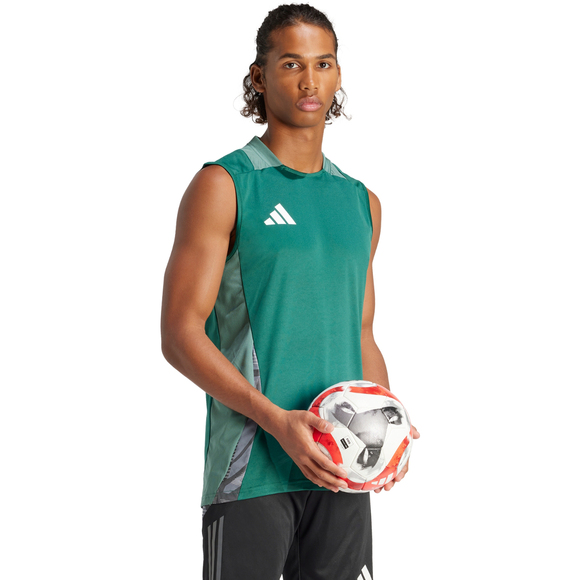 Koszulka męska adidas Tiro 24 Competition Training Sleeveless zielona IR5477