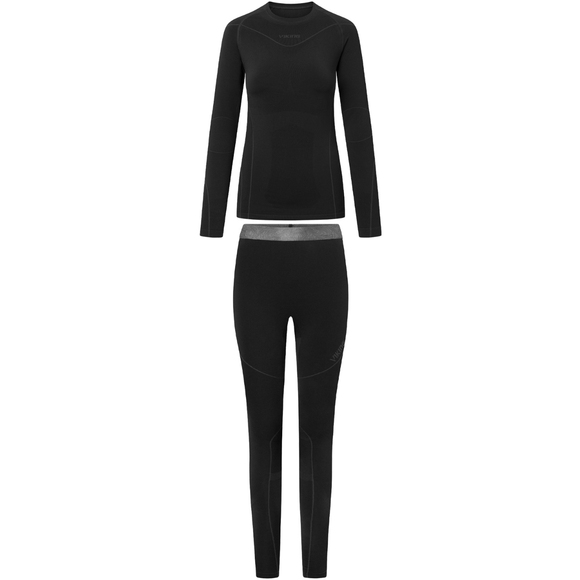 Bielizna termoaktywna damska Viking Gaja Lady Set czarna 500-27-5512-0900