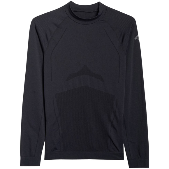 Koszulka termoaktywna męska 4F M224 głęboka czerń 4FWAW25USEAM224 20S