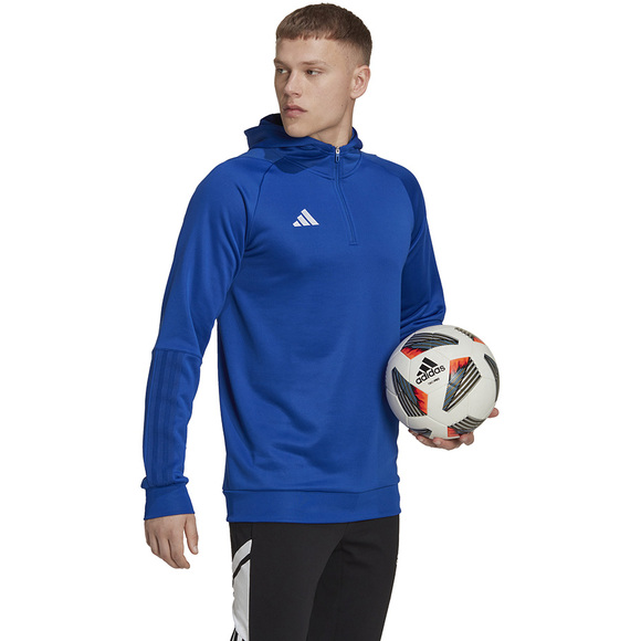 Bluza męska adidas Tiro 23 Competition Hoodie niebieska HU1349