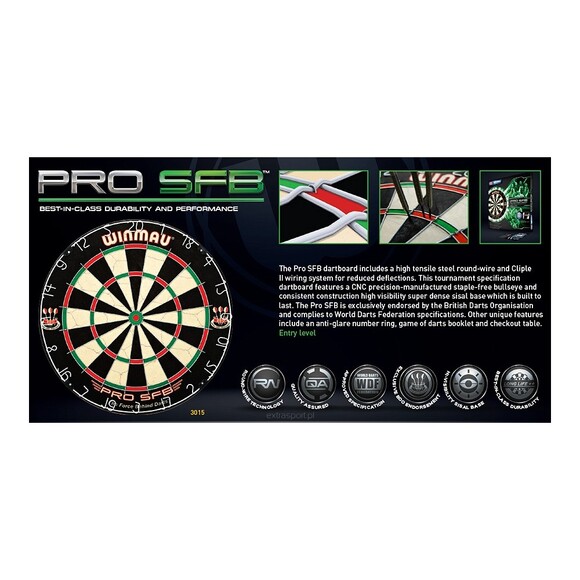 Tarcza sizalowa WINMAU PRO SFB