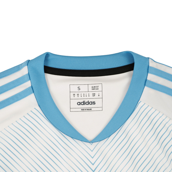 Koszulka męska adidas miCond22 Jersey biało-błękitna HB5392
