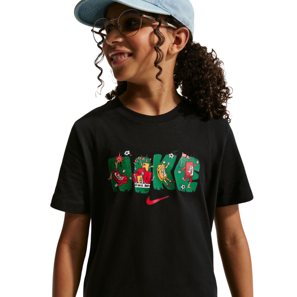 Koszulka dla dzieci Nike Sportswear czarna IM9534 010