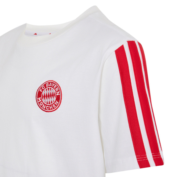 Koszulka dla dzieci adidas FC Bayern Muenchen biało-czerwona KG2591