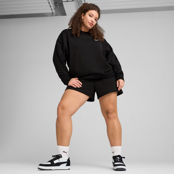 Bluza damska Puma ESS Small No.11 Logo Relaxed Crew czarna 684975 01