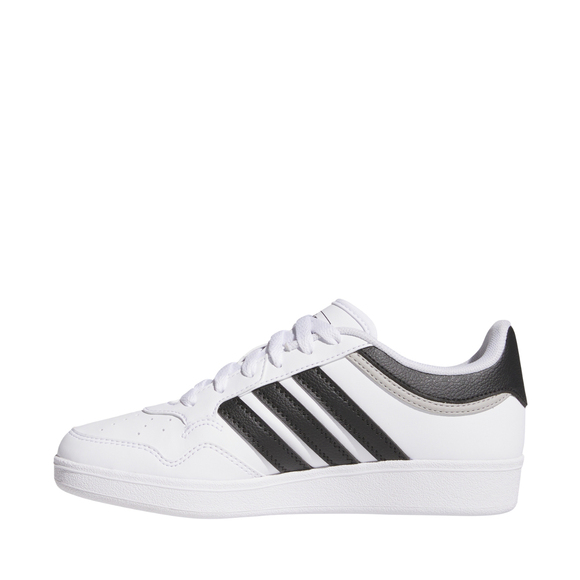 Buty dla dzieci adidas Hoops 4.0 biało-czarne JI3471