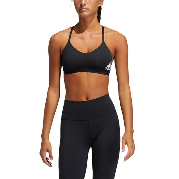 Stanik sportowy adidas Br Bra czarny GM2882
