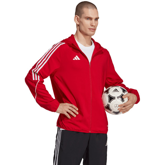 Kurtka męska adidas Tiro 23 League Windbreaker czerwona IA1618