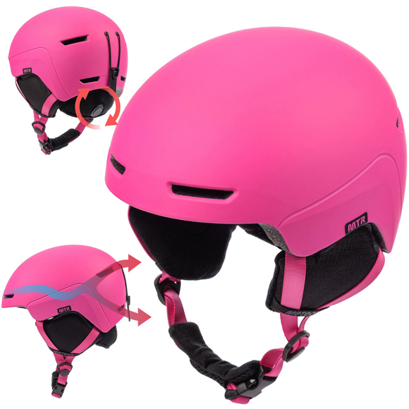 Kask narciarski Meteor Avalo M 55-58 cm różowy 17287