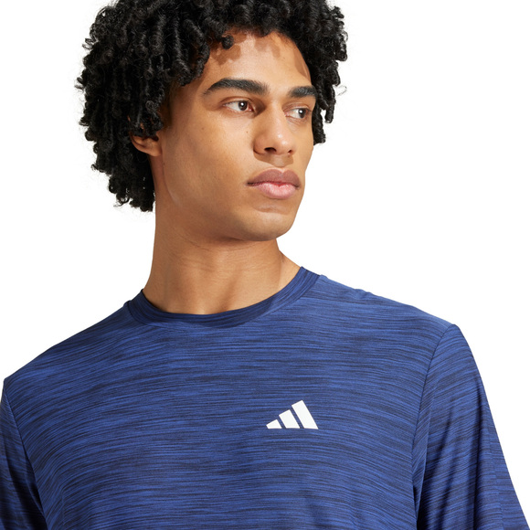 Koszulka męska adidas Train Essentials Stretch Training Tee niebieska IA3901