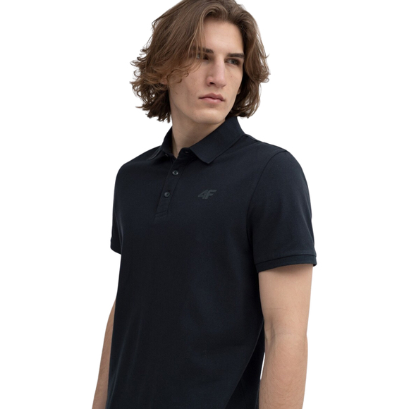 Koszulka męska polo 4F ciemny granat 4FSS23TPTSM039 30S
