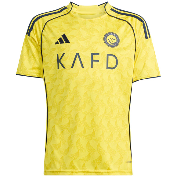 Koszulka dla dzieci adidas Al Nassr FC 2025/2026 Home Jersey żółta JN7981