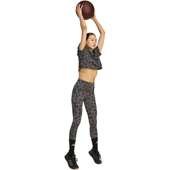 Koszulka damska adidas Workout Essentials szara JN2646