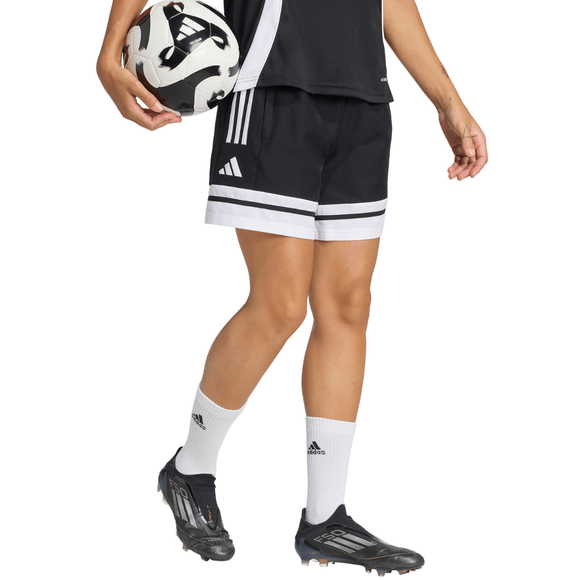 Spodenki damskie adidas Squadra 25 Downtime czarne JE2757