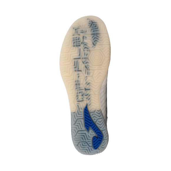 Buty piłkarskie Joma Top Flex Ultralight Indoor 2602 biało-niebieskie TFUW2602IN