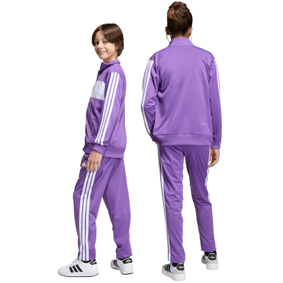 Dres dla dzieci adidas Seasonal Essentials Tiberio 3-Stripes fioletowy KC2125