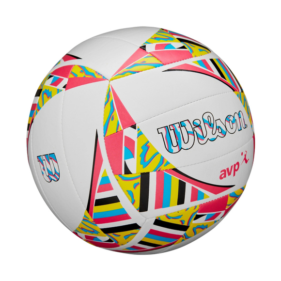 Piłka siatkowa Wilson Avp Movement VB New biało-różowo-żółta WV4008001XBOF