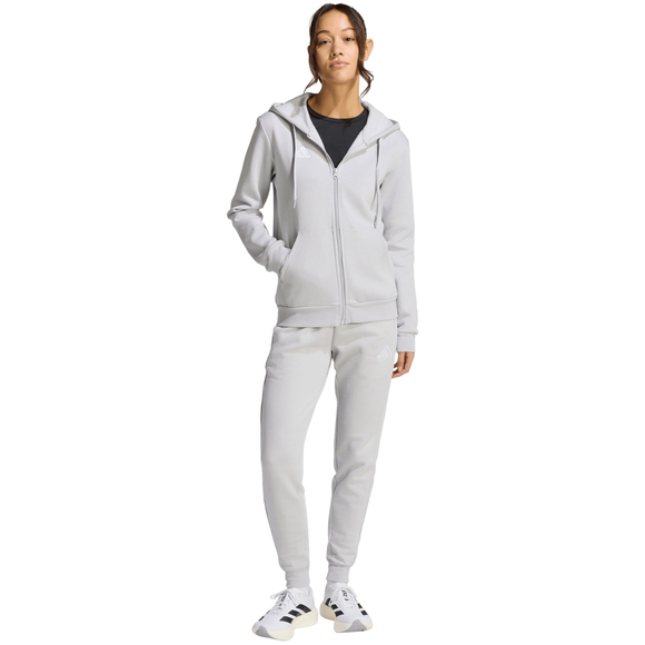 Bluza damska adidas Entrada 26 Full Zip Hoodie szara KF5936