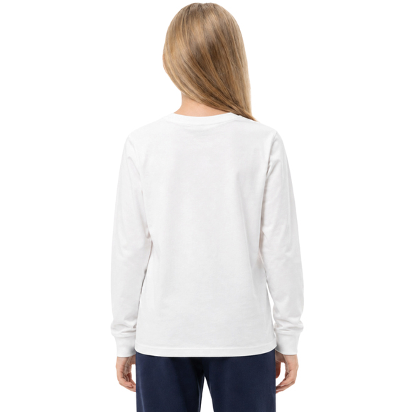 Koszulka dla dziewczynki Longsleeve 4F F460 biała 4FJWMM00TLONF460 10S
