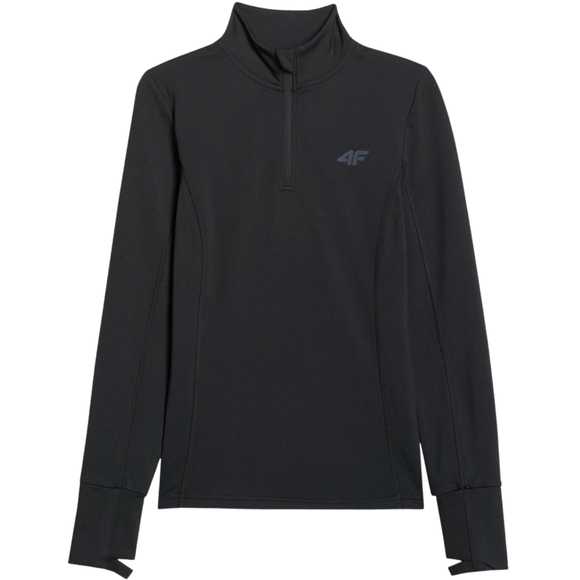 Bluza termoaktywna damska 4F F098 głęboka czerń 4FWAW25UBRUF098 20S