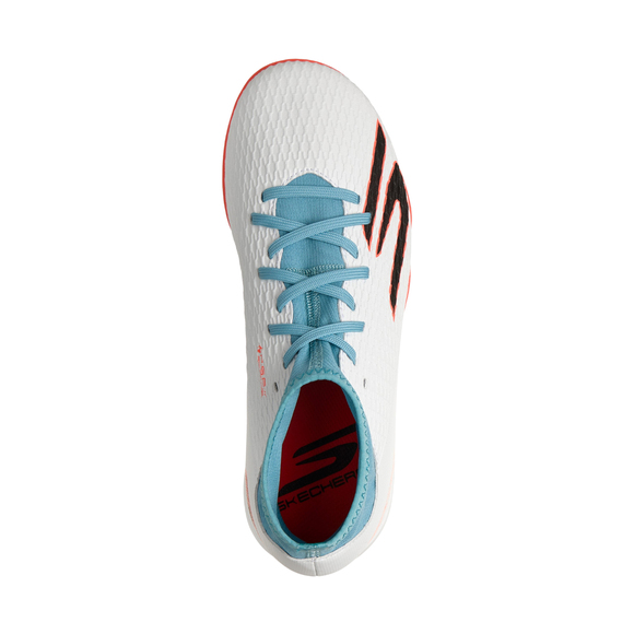 Buty piłkarskie dla dzieci Skechers SKX_2 białe 252166L