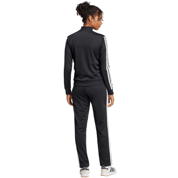 Dres damski adidas Essentials 3-Stripes TrackSuit czarny JD5434