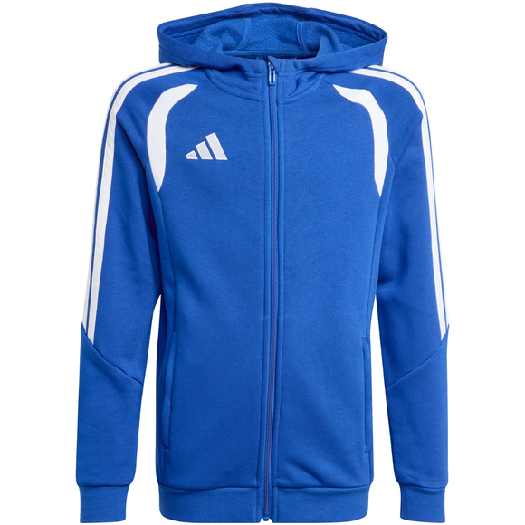 Bluza dla dzieci adidas Tiro 26 League Sweat Full Zip Hoodie niebieska KF9102