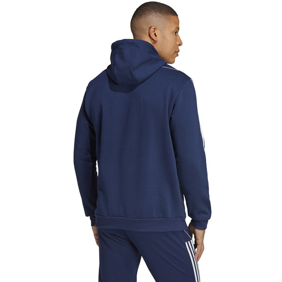 Bluza męska adidas Tiro 23 League Sweat Hoodie granatowo-biała HS3599