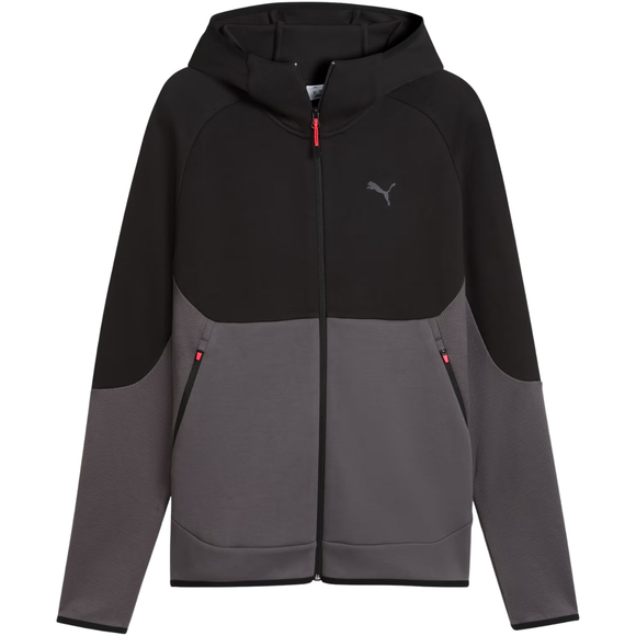 Bluza męska Puma Tech Slim Elevated czarno-szara 693951 34