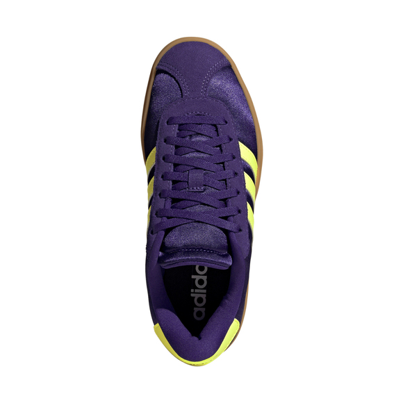 Buty dla dzieci adidas VL Court Bold fioletowo-żółte JQ1874