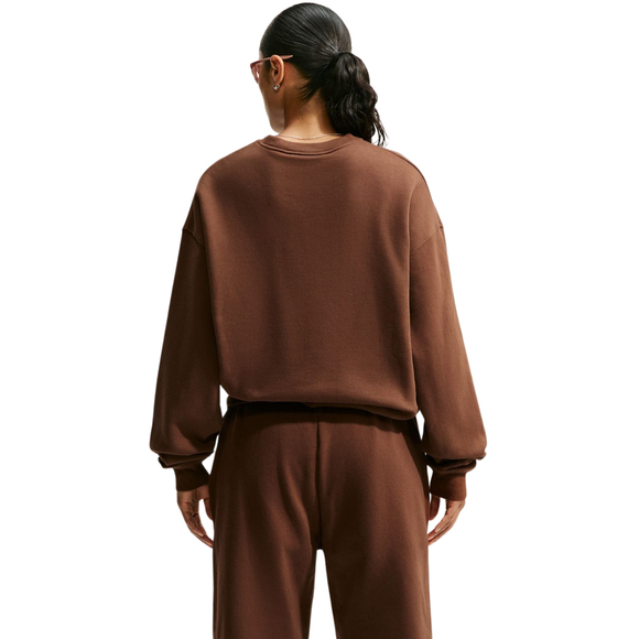 Bluza damska Nike Studio Fleece brązowa IM8082 259