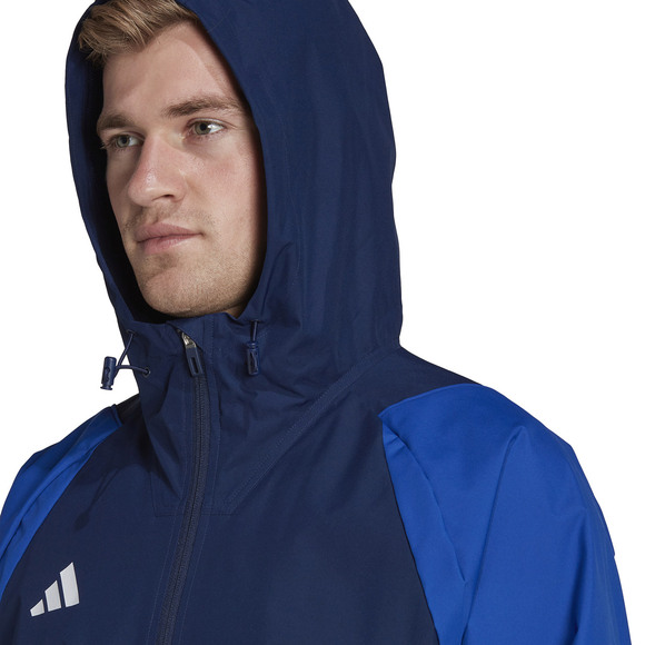 Kurtka męska adidas Tiro 23 Competition All-Weather granatowo-niebieska HK7657