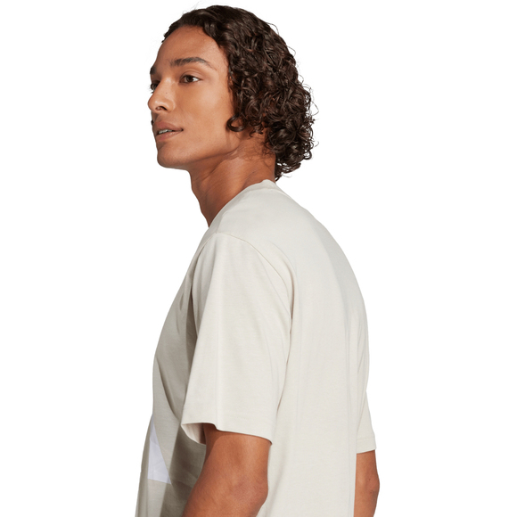 Koszulka męska adidas Essentials Big Logo beżowa JE8933 