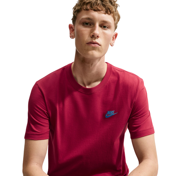 Koszulka męska Nike Club Tee czerwona AR4997 608