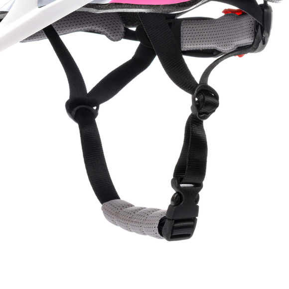 Kask rowerowy Meteor MV29 Drizzle M 55-58 cm biało-różowy 16917