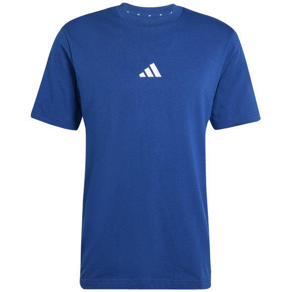 Koszulka męska adidas Essentials 3-Stripes Single Jersey niebieska JE6399