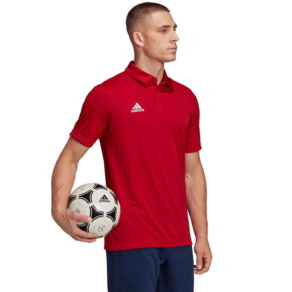 Koszulka męska adidas Entrada 22 Polo czerwona H57489