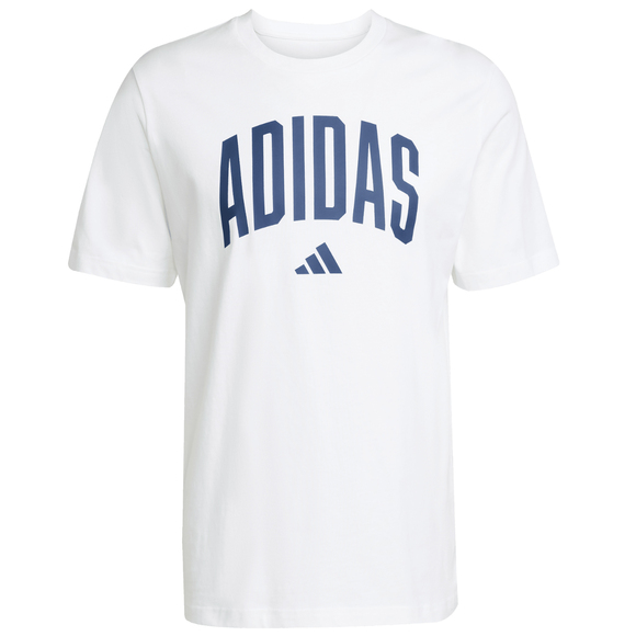 Koszulka męska adidas Collegiate Lineage Graphic biała JM6416