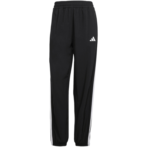 Spodnie damskie adidas Train Essentials 3-Stripes Woven czarne JI8313
