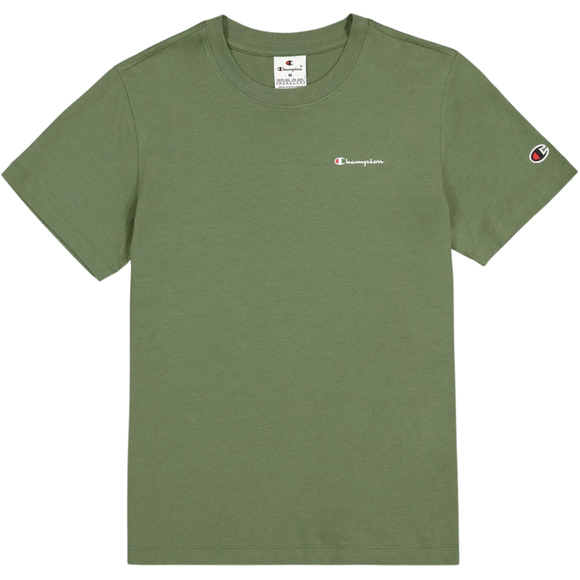 Koszulka damska Champion SS Tee zielona 118091 GS136