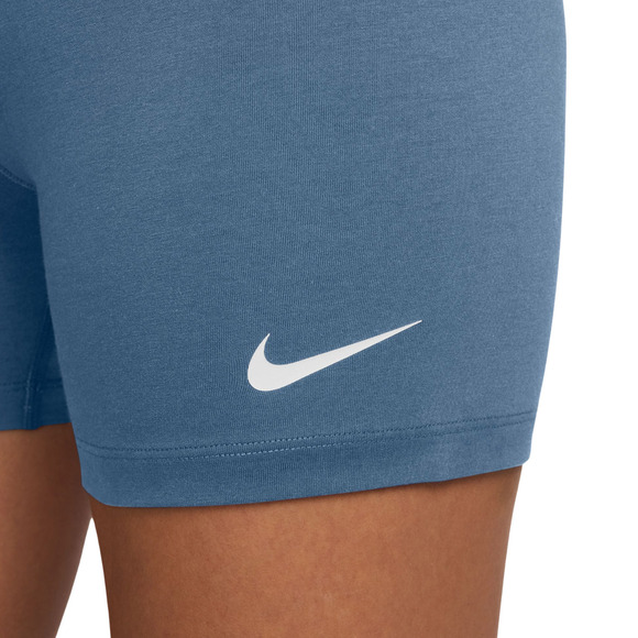 Spodenki damskie Nike Sportswear Classic niebieskie HJ1019 486
