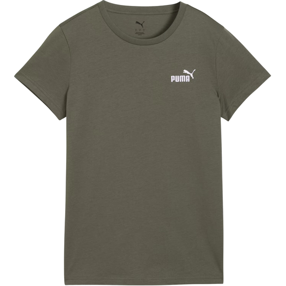 Koszulka damska Puma ESS Small No.1 Logo Tee(s) khaki 682373 69